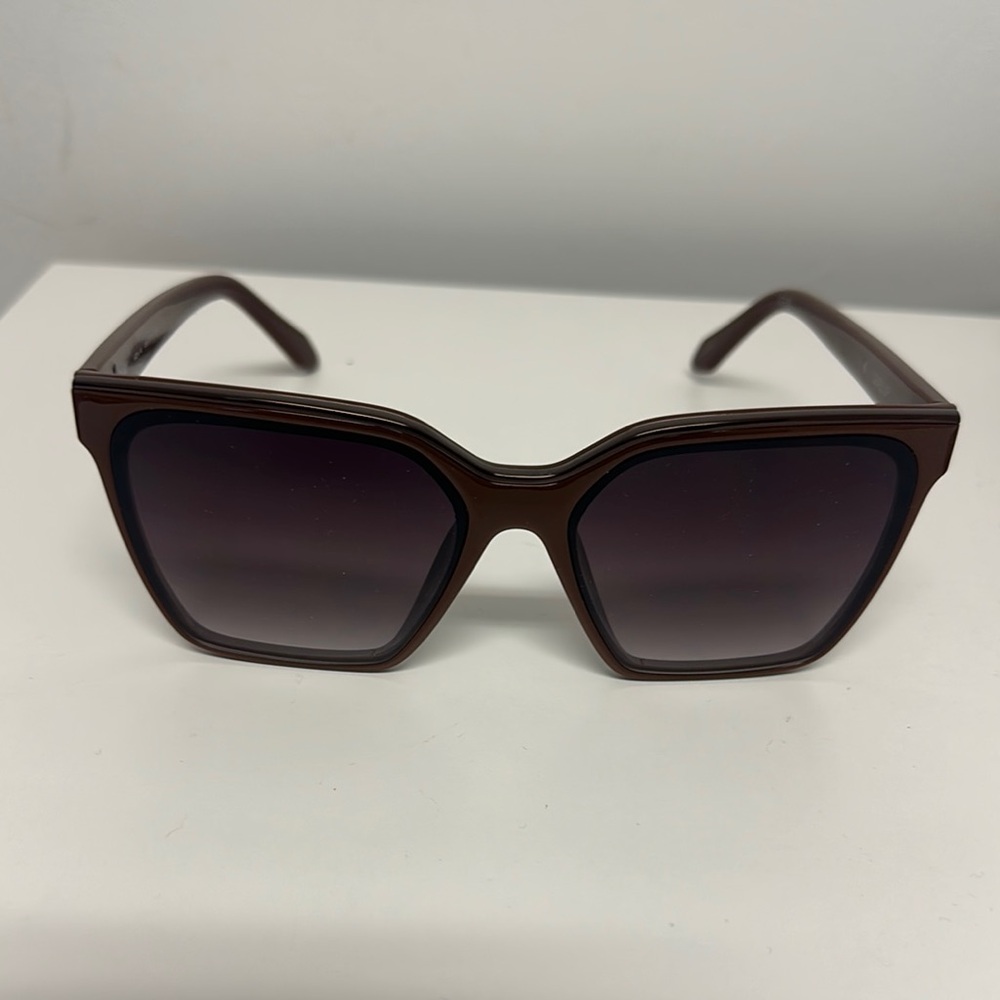 Quay Australia Brown Cat-Eye Sunglasses